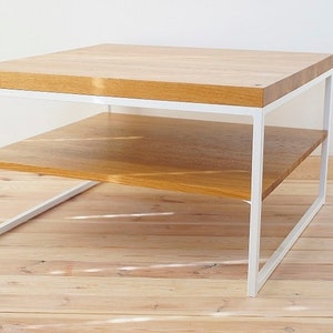 Coffee table, RTV shelf, Industrial White image 2