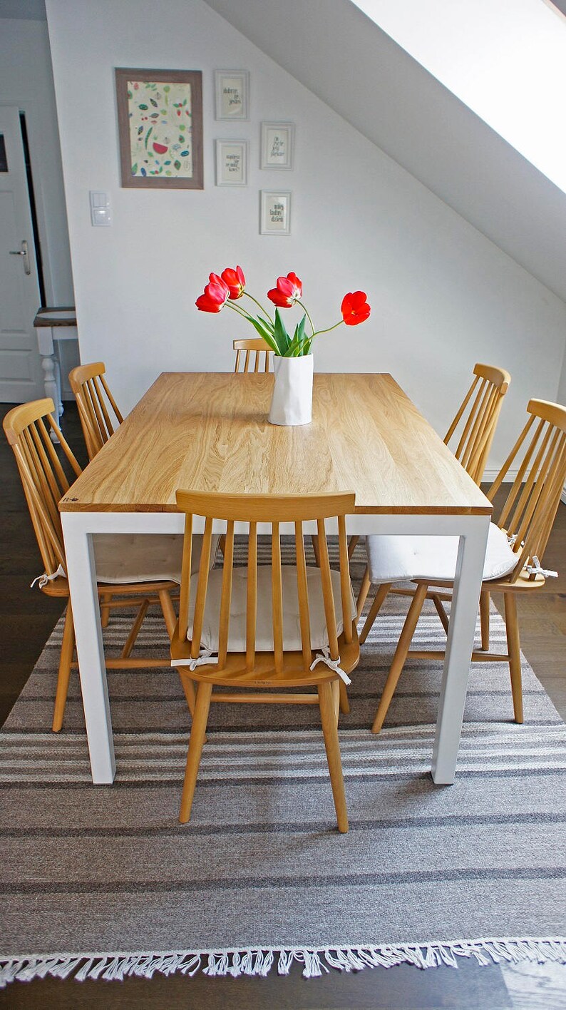 Table Dining Table Office Desk industrial Oak Etsy