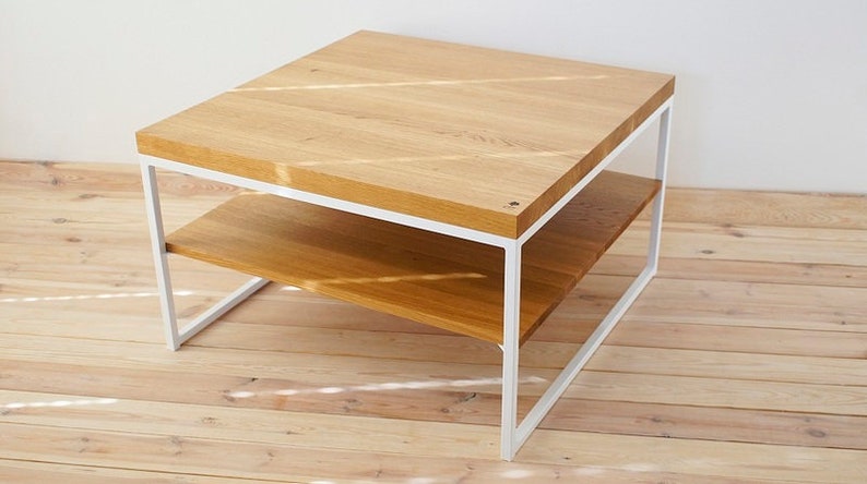 Coffee table, RTV shelf, Industrial White image 1