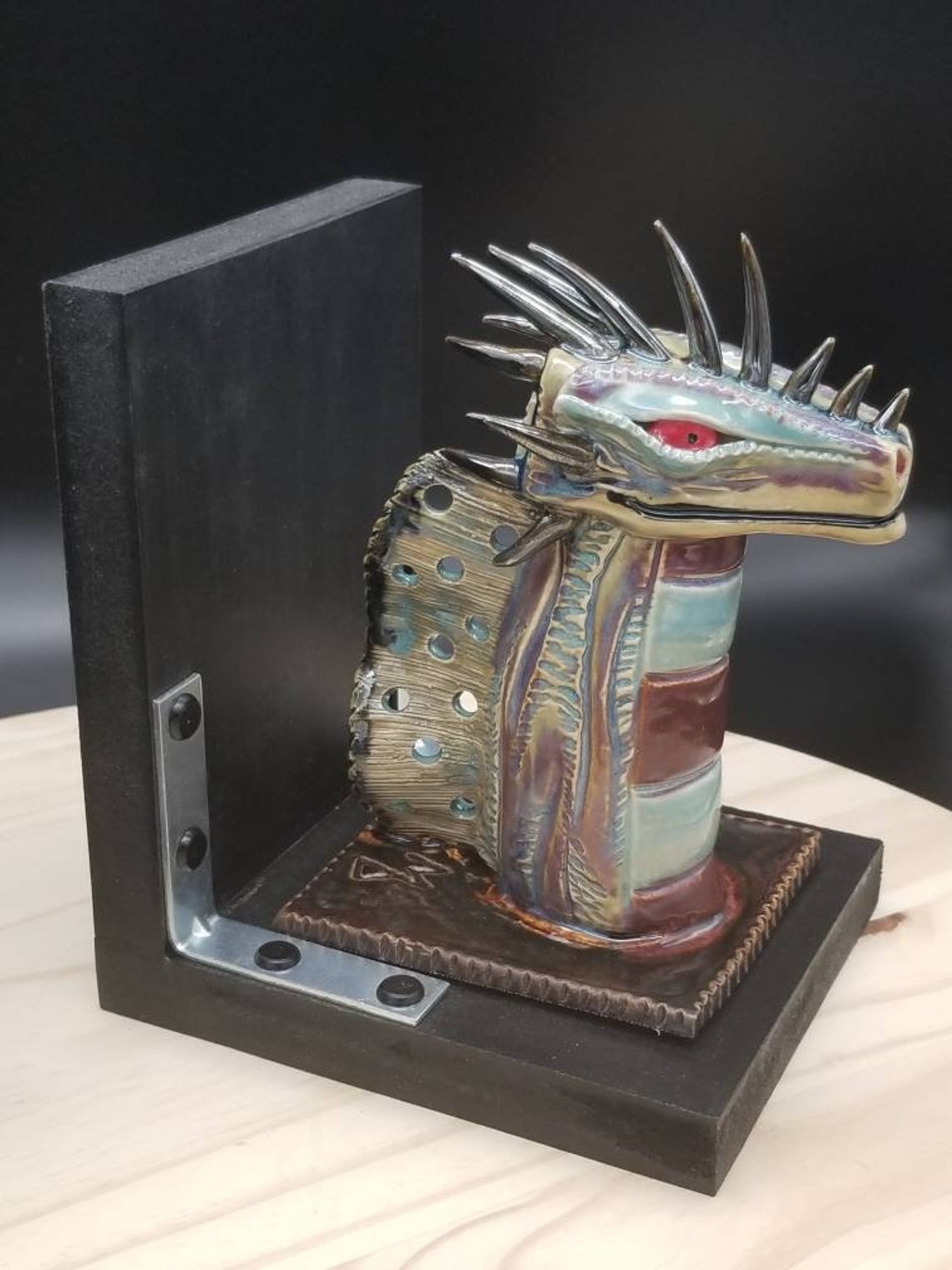 Dragon bookends fantast bookends bookends dragon decor Etsy