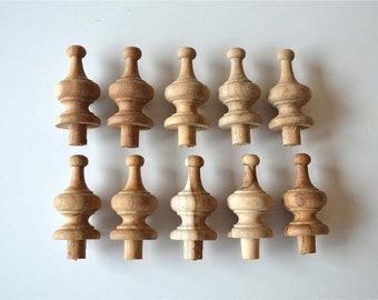 Superb quality antique large brass furniture clock finial vase shape finial Z9