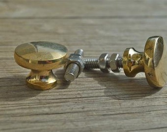 Pair of superb quality antique brass furniture clock finial rope edge finial Z11