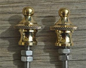 Superb quality antique large brass furniture clock finial vase shape finial Z9