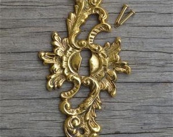 Superb quality antique large brass furniture clock finial vase shape finial Z9