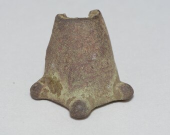 Un pie de caja de pie de ataúd de bronce medieval alrededor de 1500 LPR15 EB
