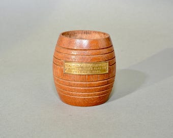 Antique ship breaker barrel teak from HMS Iron Duke Jutland 1916