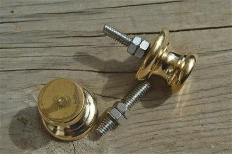 A pair superb quality antique brass furniture clock finial vase shape finial Z15