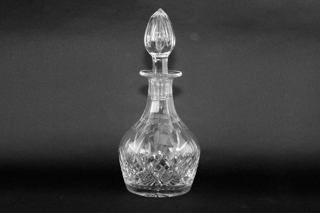 Elegant Antique Decanter Hand Cut Crystal Spirit Decanter Etsy UK