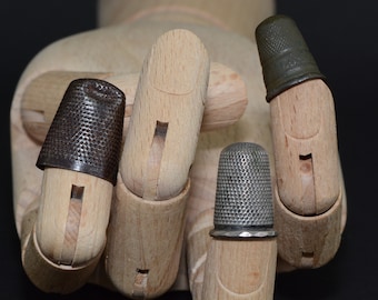 Three antique sewing thimbles long live Victoria BP17