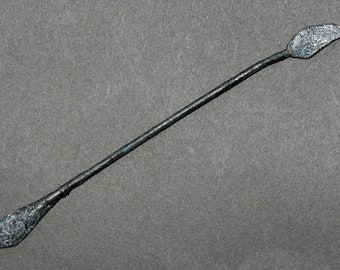 Fine ancient Roman bronze medical scalpel and spatula 100-300 AD
