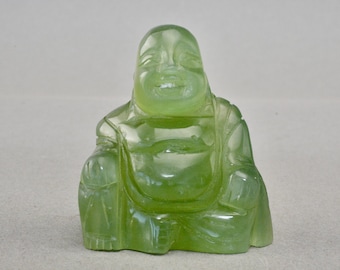 Vintage hand carved jade Buddha