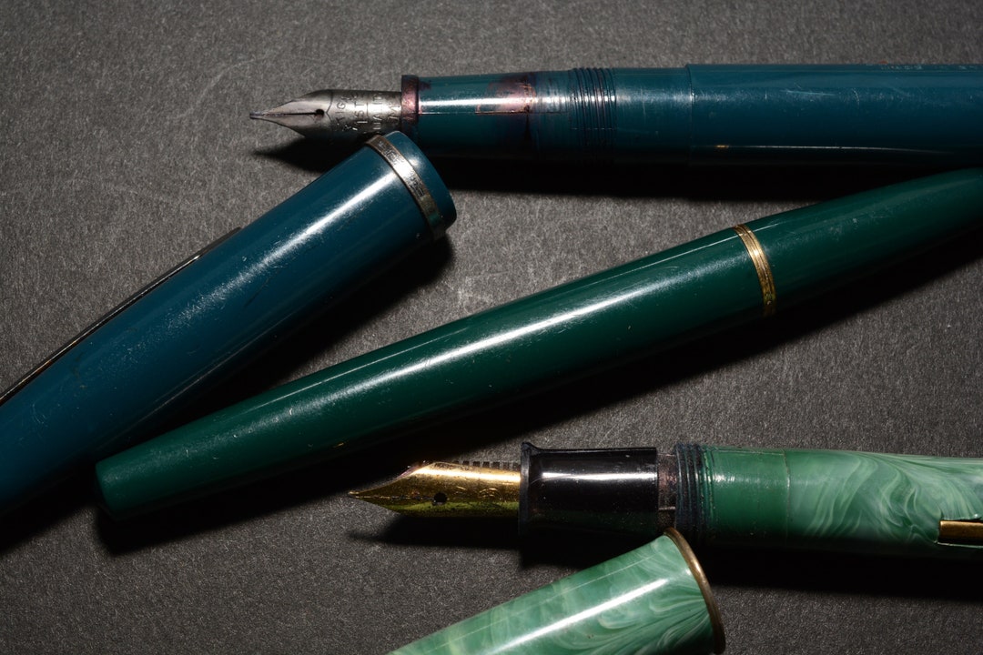 Three Vintage Fountain Pens Spares Repairs Etsy