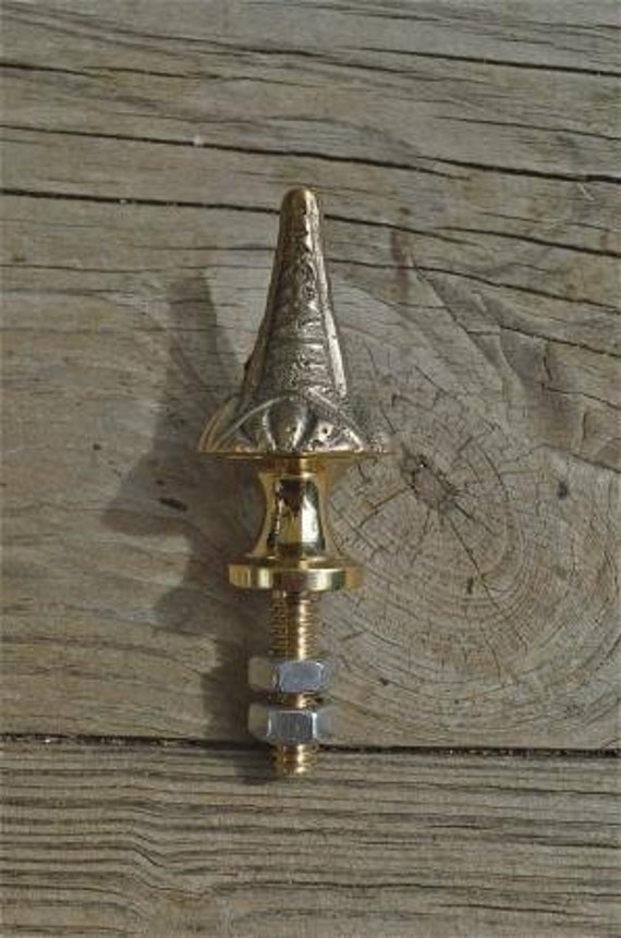 Superb quality antique brass furniture clock finial vase shape finial Z8