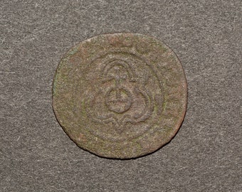 Ficha medieval de Nuremberg Jeton alrededor de 1550-1574 LPR23 EB