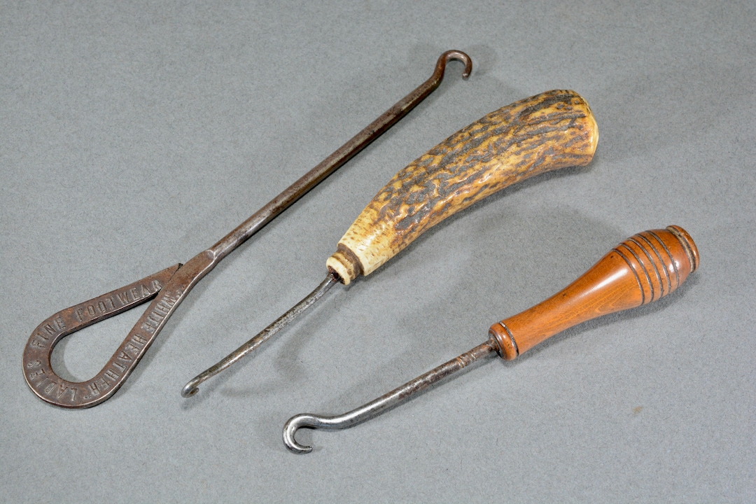 Three Antique Button Hooks - Etsy