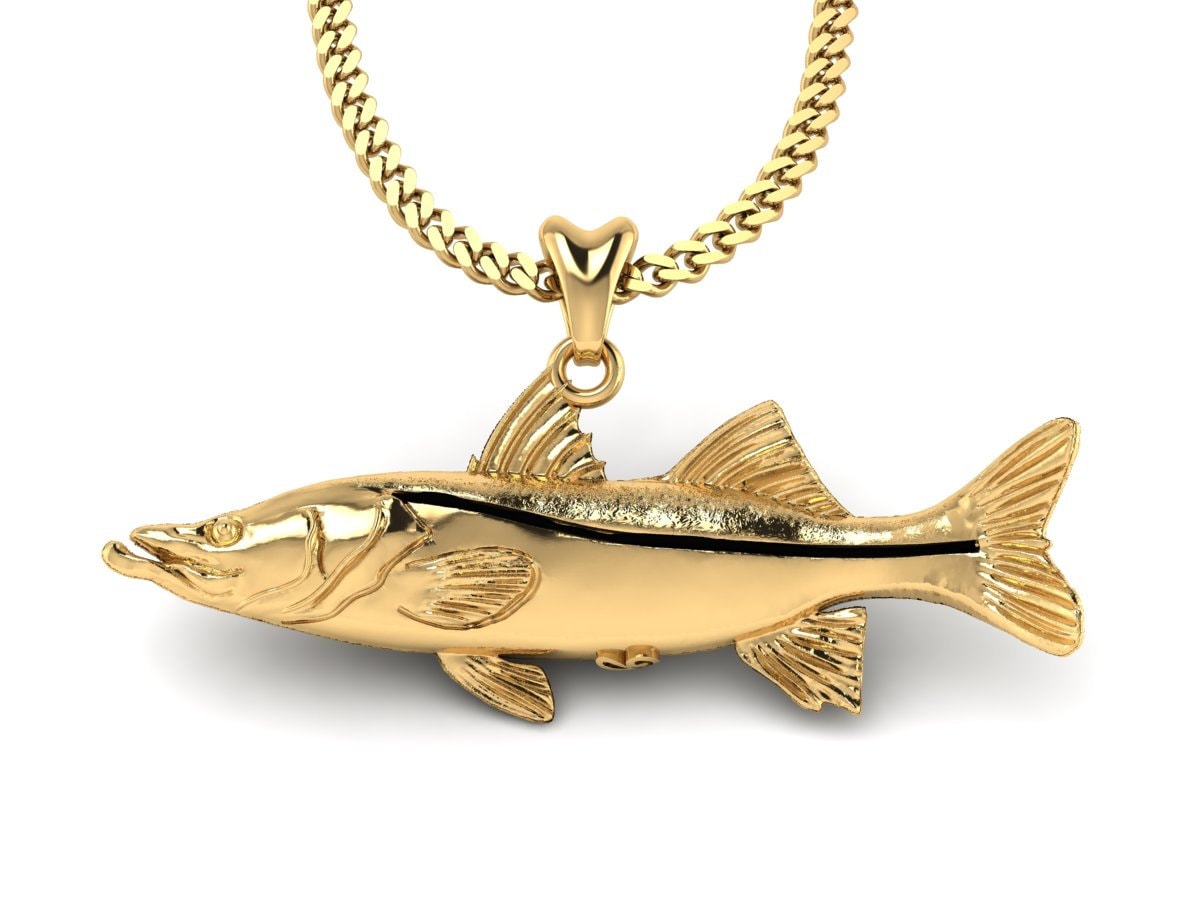Gold snook pendant online