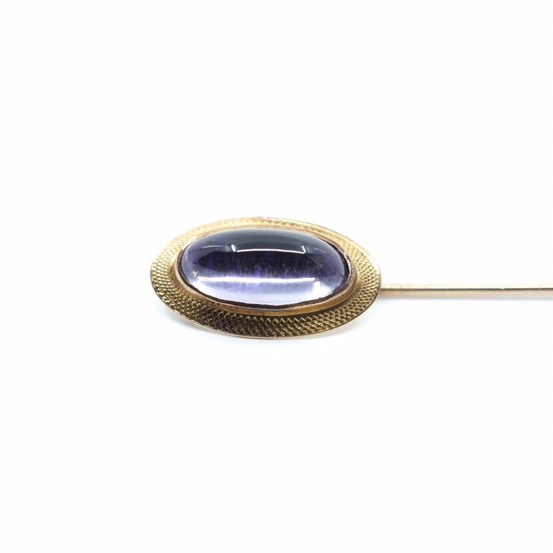Vintage Stick Pin Amethyst image 2