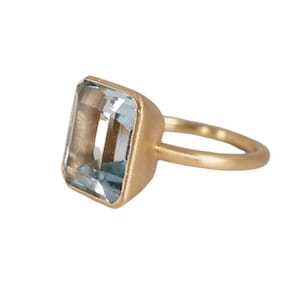 Aquamarine Cocktail Ring image 5