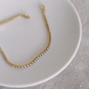 2.64 Carat Diamond Tennis Bracelet,  Yellow Gold