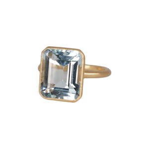 Aquamarine Cocktail Ring image 2