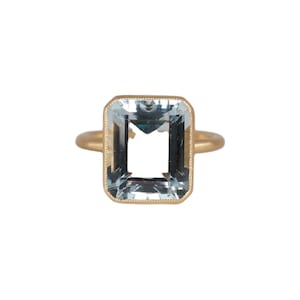 Aquamarine Cocktail Ring image 3