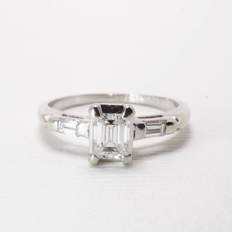 vintage emerald cut engagement rings vintage emerald cut engagement rings