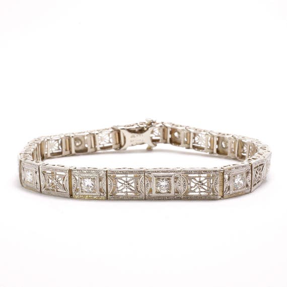 Antique, Estate & Consignment 4.00 Carat Diamond Tennis Bracelet 170-364 -  Hurdle's Jewelry