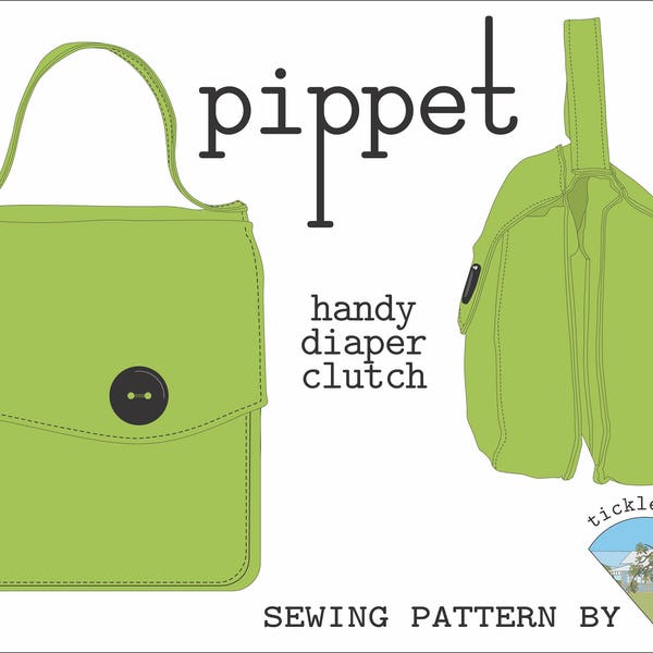 Pippet Diaper Clutch / Diaper Bag Sewing Pattern