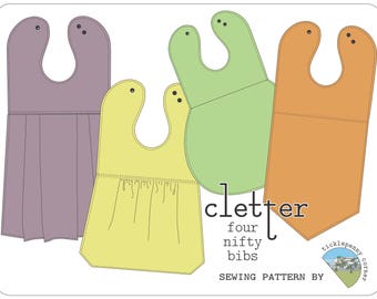 Cletter Collection of Nifty Baby Bibs Sewing Pattern