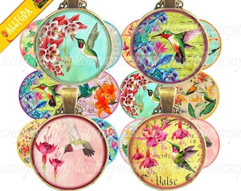 imágenes digitales cabujón pájaro colibrí flores exóticas imágenes para imprimir allegra imágenes digitales joyería camafeo imagen cabochon vorlagen