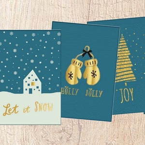 Christmas Collage Sheet, Digital Collage 2.5x3.5 ATC Size, Printable Tags, Gift Tags, Christmas Tags, Christmas images Christmas Cards