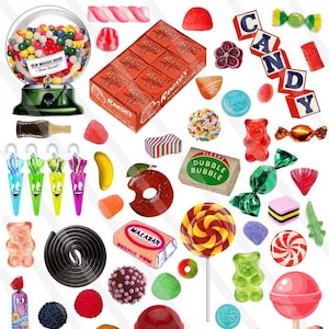 images digitales bonbons sucreries, images digitales scrapbooking junk journal collage digital vintage ephemera vintage images à imprimer