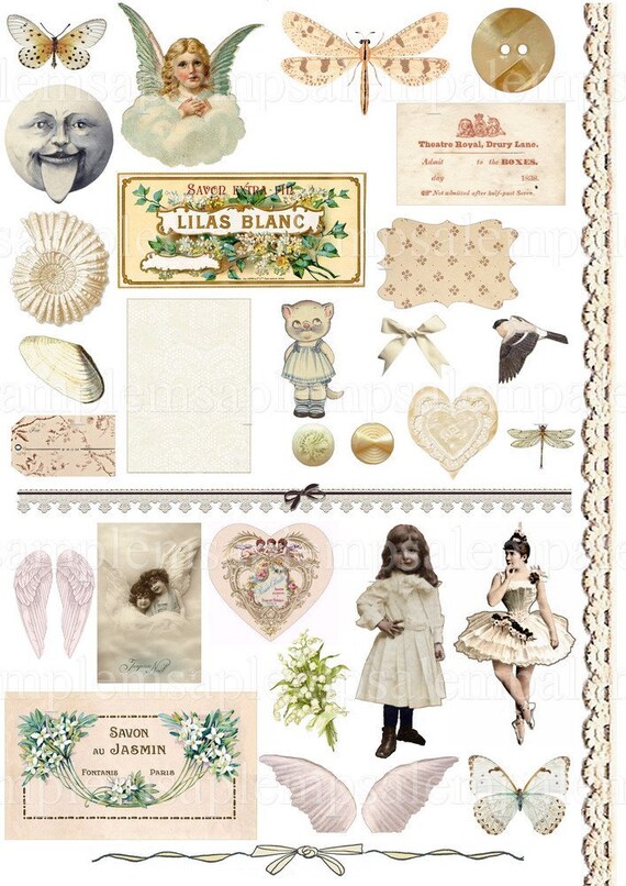 Gloryit Cadres Dentelle Vintage Scrapbooking - 40 Feuilles Relief Creux Pour Journaling Et DIY