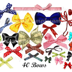 Images digitales noeud ruban images à imprimer clipart vintage rétro