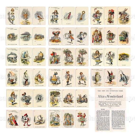 Alice In Wonderland Cards Printable
