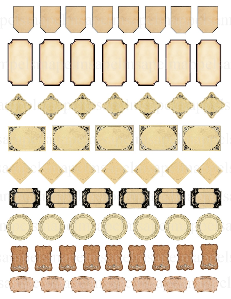 Blank Apothecary Label Template Free Blank Apothecary Label Template Free
