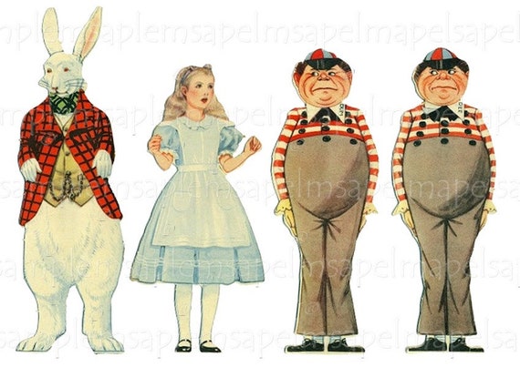 vintage cut out paper dolls