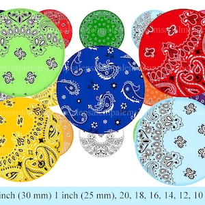 images digitales cabochon motifs Bandana images cabochon images bijoux badge miroir de poche Allegradigital