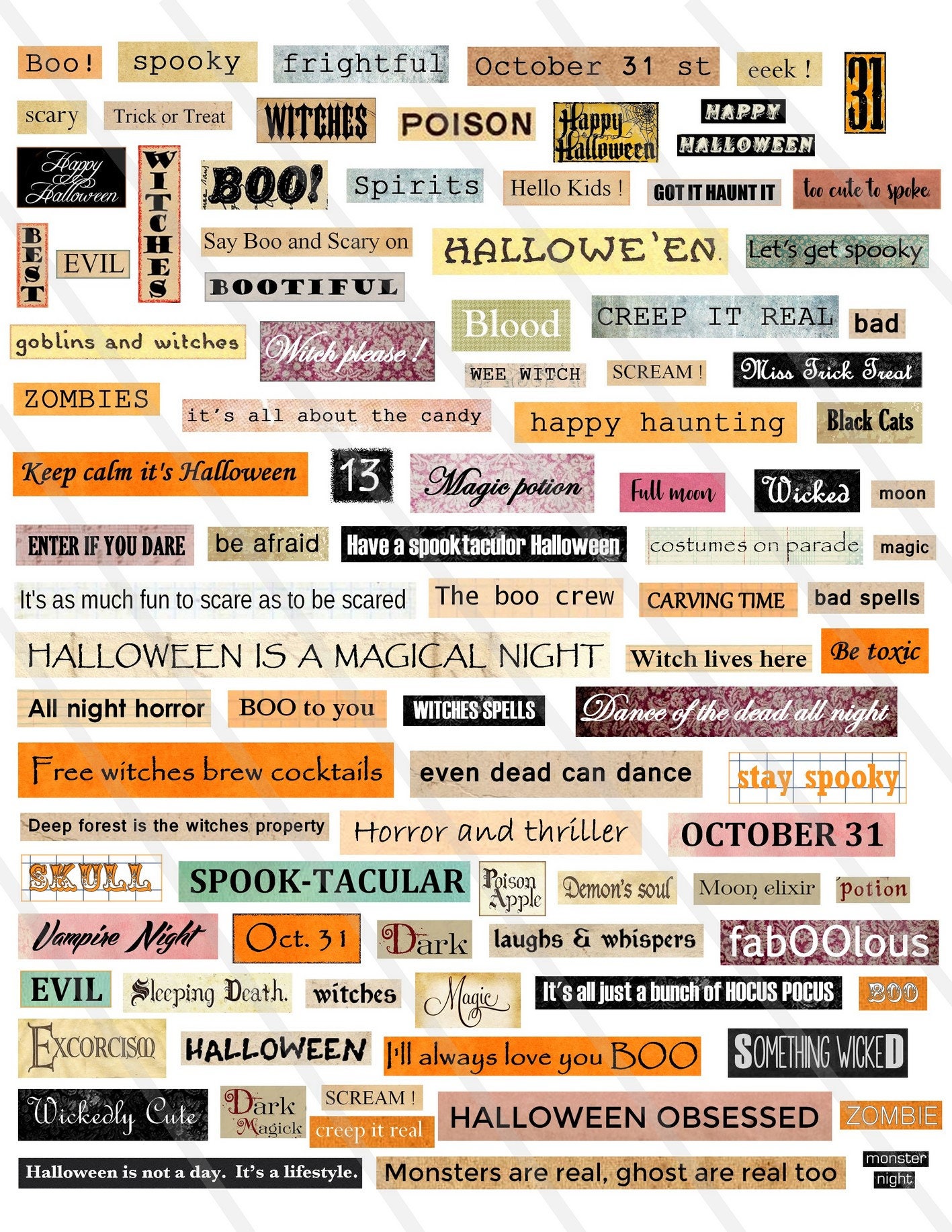 Halloween Phrases