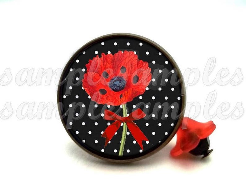 Digital Bottle Cap Poppy Poppies Digital Collage Sheet Poppy Etsy Canada