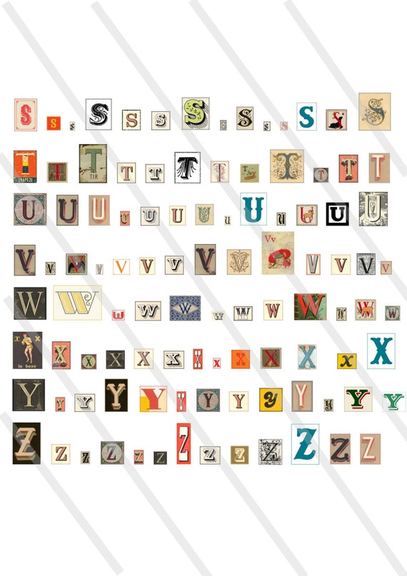 Free printable alphabet letter tags – DIY Buchstaben Sticker