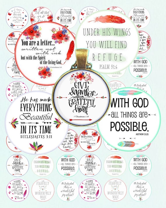 240-count Bible Verse Round Stickers, Total 40 Sheets Scripture Labels,  3x3 Each : Target