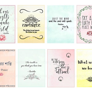 digitale afbeeldingen kaarten Boeddha Boeddhisme Yoga Meditatie scrapbooking junk journal spot journal journaling