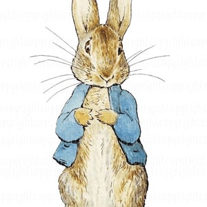 Digital Collage Sheet Peter Rabbit Beatrix Potter, Instant Download ...