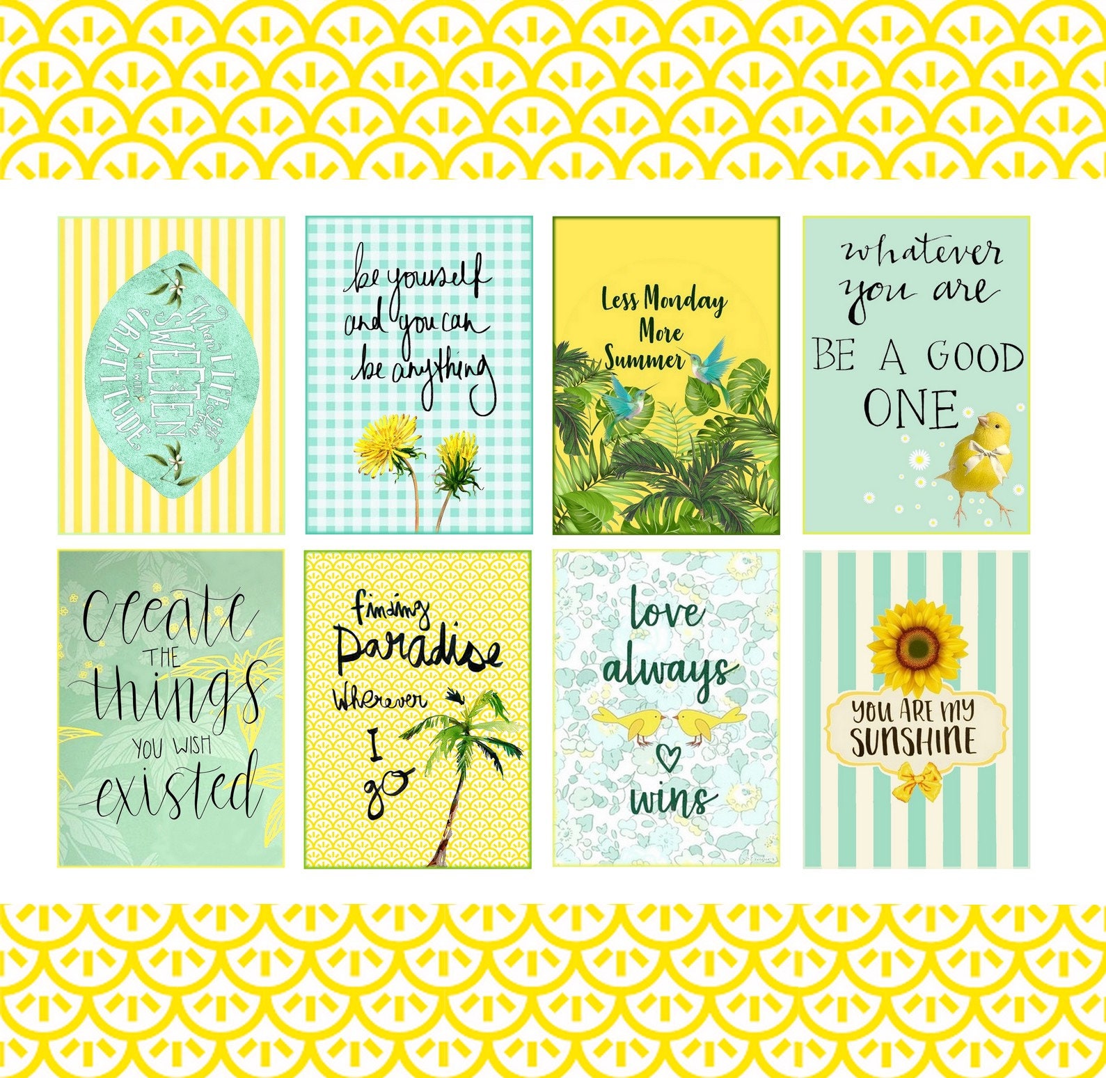 Vision Board Die Cuts with Motivational Quotes Stickers Set – The Fabulous  Planner