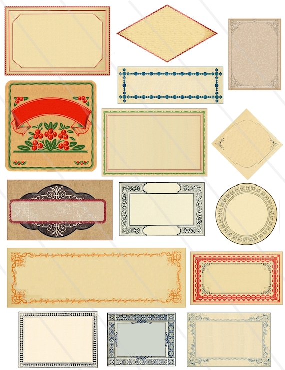 Etiquette vintage personnalisable en ligne