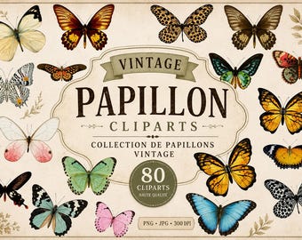 Digital Collage Sheet Butterflies wings JPEG-Instant Download butterfly clipart Digital Scrapbook Paper butterfly