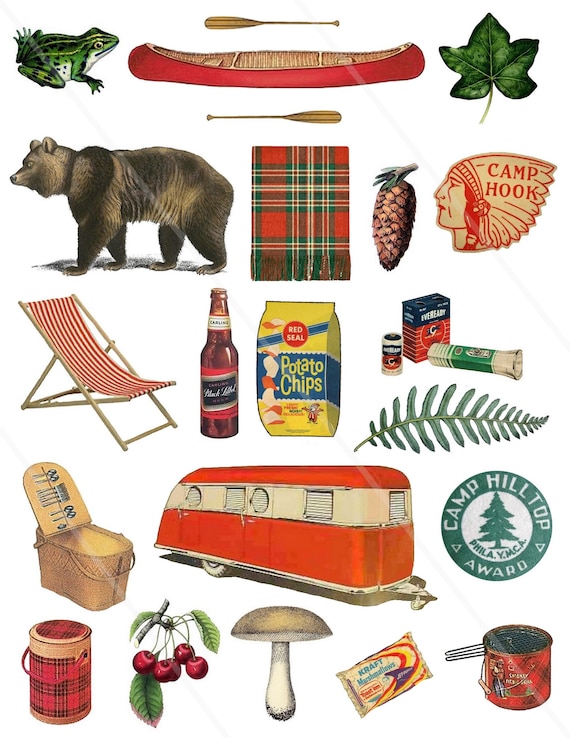 Vintage Camping Ephemera