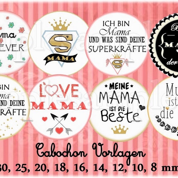 Cabochon Vorlagen Mutti Mama Cabochon Bilder Mami Mutter Mutti Mama Muttchen