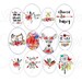 OVAL Collage Sheet Boho 30x40 Mm 25x18 Mm 13x18 Mm Printable Digital ...